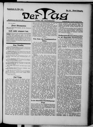 Der Tag vom 25.05.1901