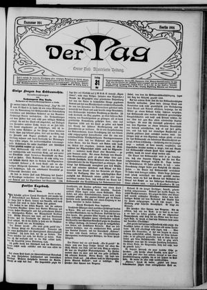 Der Tag vom 31.05.1901