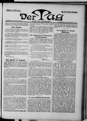 Der Tag vom 31.05.1901