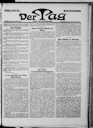 Der Tag vom 02.06.1901