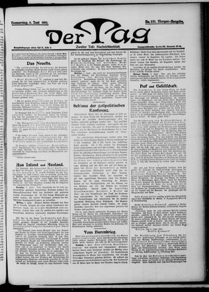 Der Tag vom 06.06.1901