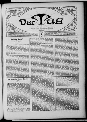 Der Tag vom 07.06.1901