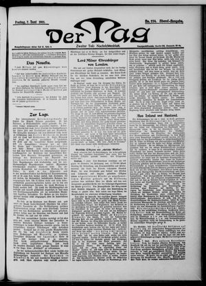 Der Tag vom 07.06.1901