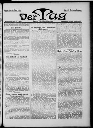 Der Tag vom 13.06.1901