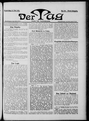 Der Tag vom 13.06.1901