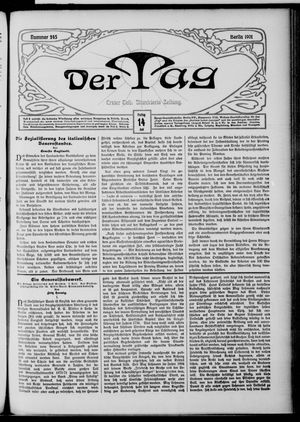 Der Tag vom 14.06.1901
