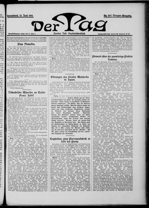Der Tag vom 15.06.1901