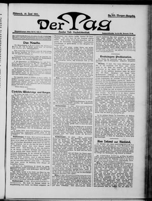 Der Tag vom 19.06.1901