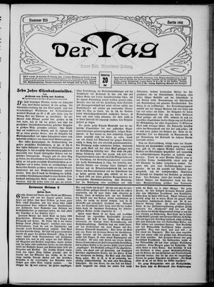 Der Tag vom 20.06.1901