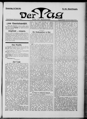 Der Tag vom 20.06.1901
