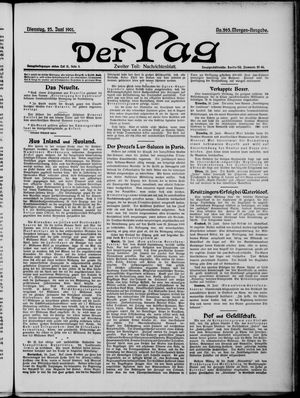 Der Tag vom 25.06.1901