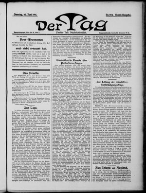 Der Tag vom 25.06.1901