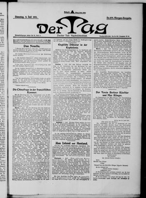 Der Tag vom 02.07.1901