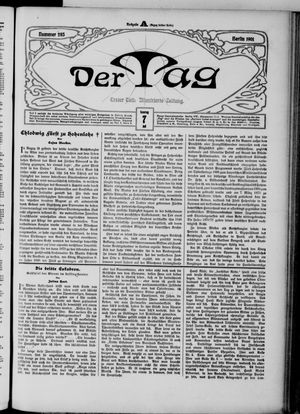 Der Tag vom 07.07.1901