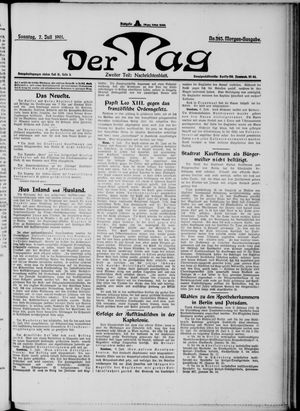 Der Tag vom 07.07.1901
