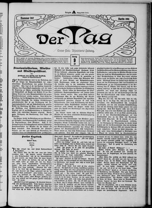 Der Tag vom 09.07.1901