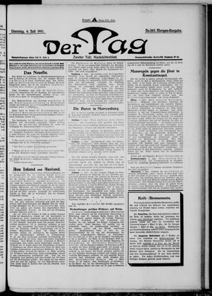 Der Tag vom 09.07.1901