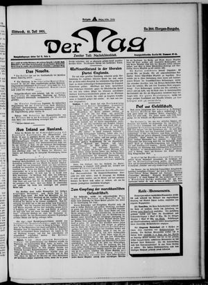 Der Tag vom 10.07.1901