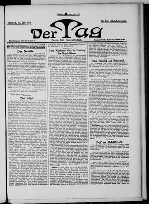 Der Tag vom 10.07.1901