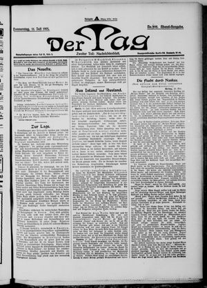 Der Tag vom 11.07.1901