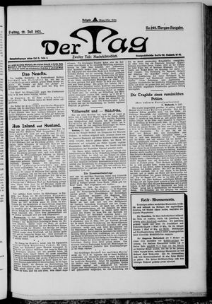 Der Tag vom 12.07.1901