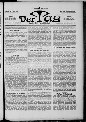 Der Tag vom 12.07.1901