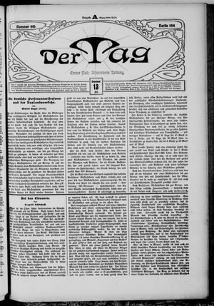 Der Tag vom 13.07.1901