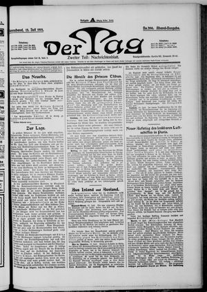 Der Tag vom 13.07.1901