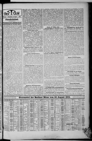 Der Tag vom 10.08.1901