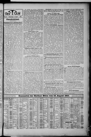 Der Tag vom 15.08.1901