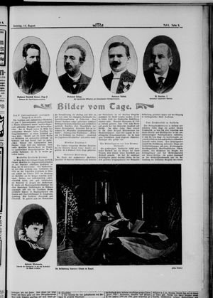 Der Tag on Aug 18, 1901