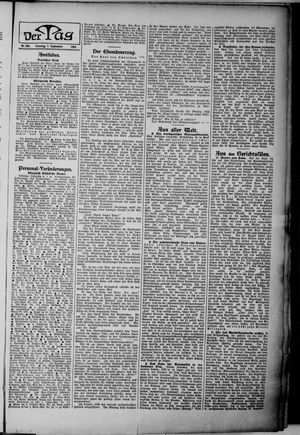 Der Tag vom 01.09.1901