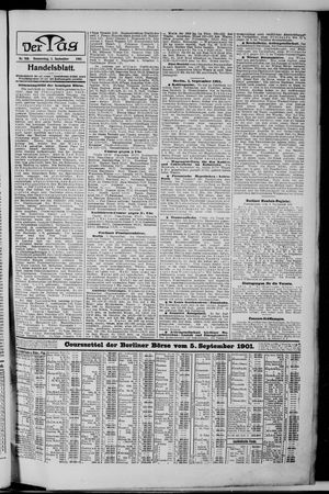 Der Tag vom 05.09.1901
