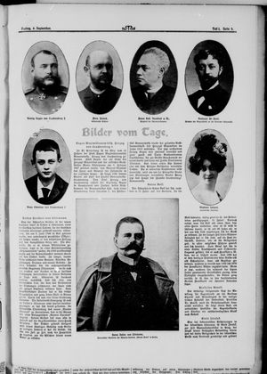 Der Tag vom 06.09.1901