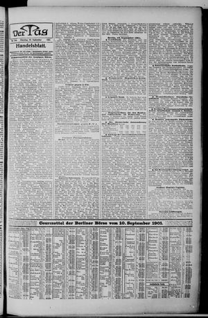 Der Tag vom 10.09.1901