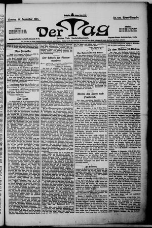 Der Tag vom 16.09.1901