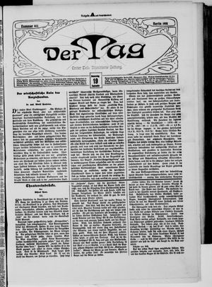 Der Tag vom 19.09.1901