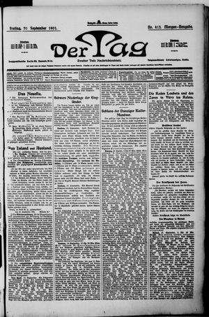 Der Tag vom 20.09.1901
