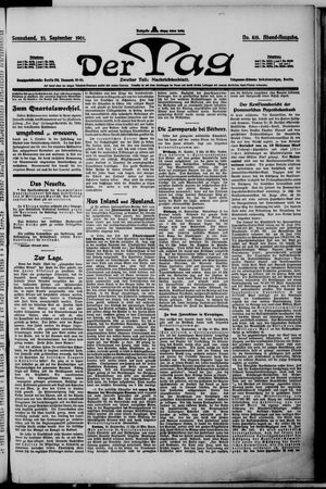 Der Tag vom 21.09.1901