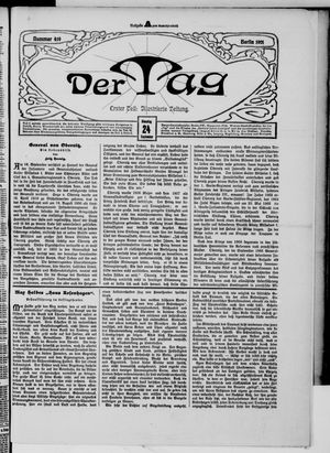 Der Tag vom 24.09.1901