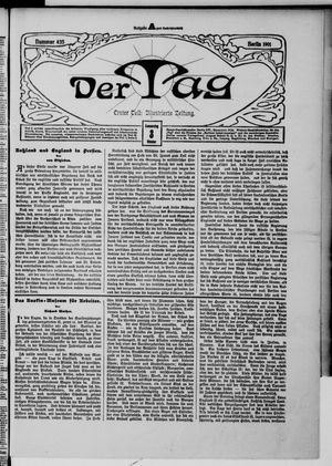 Der Tag vom 03.10.1901