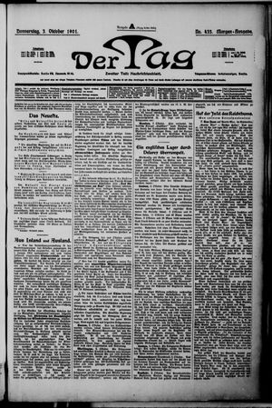 Der Tag vom 03.10.1901