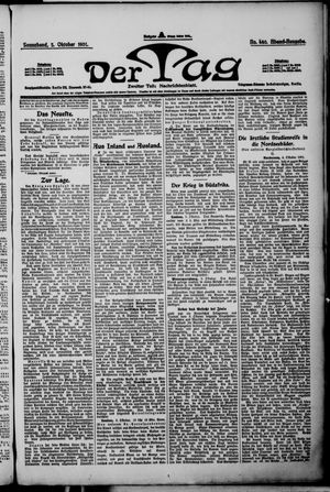 Der Tag vom 05.10.1901