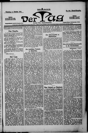 Der Tag vom 08.10.1901