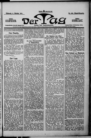 Der Tag vom 09.10.1901
