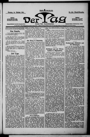 Der Tag vom 14.10.1901