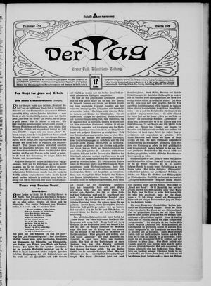 Der Tag vom 17.10.1901