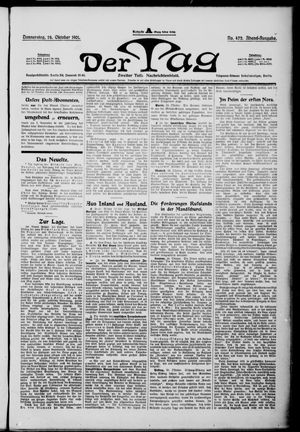 Der Tag on Oct 24, 1901