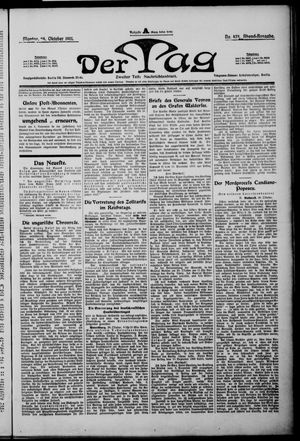Der Tag vom 28.10.1901