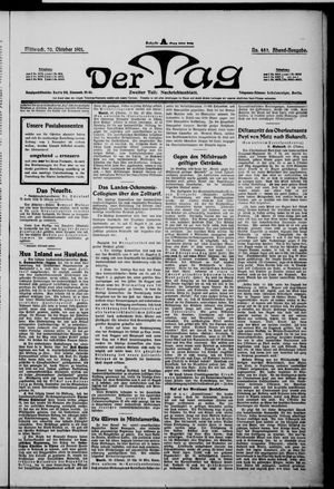 Der Tag vom 30.10.1901